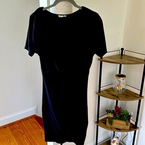 Main Strip Black mini dress